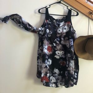 Simply Vera Long Sleeve Blouse - Exposed Shoulders